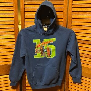 Hershey Park Blue Fleece Hooded Sweatshirt